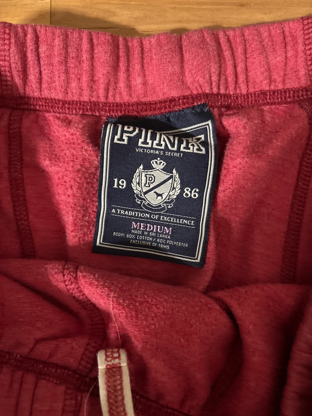 Y2K Victoria's Secret Pink Peace Logo Flare Sweatpants - Picture 2 of 4
